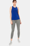 Amante Anti Microbial Fitted Tanks - Lazuli Blue — thumbnail 6